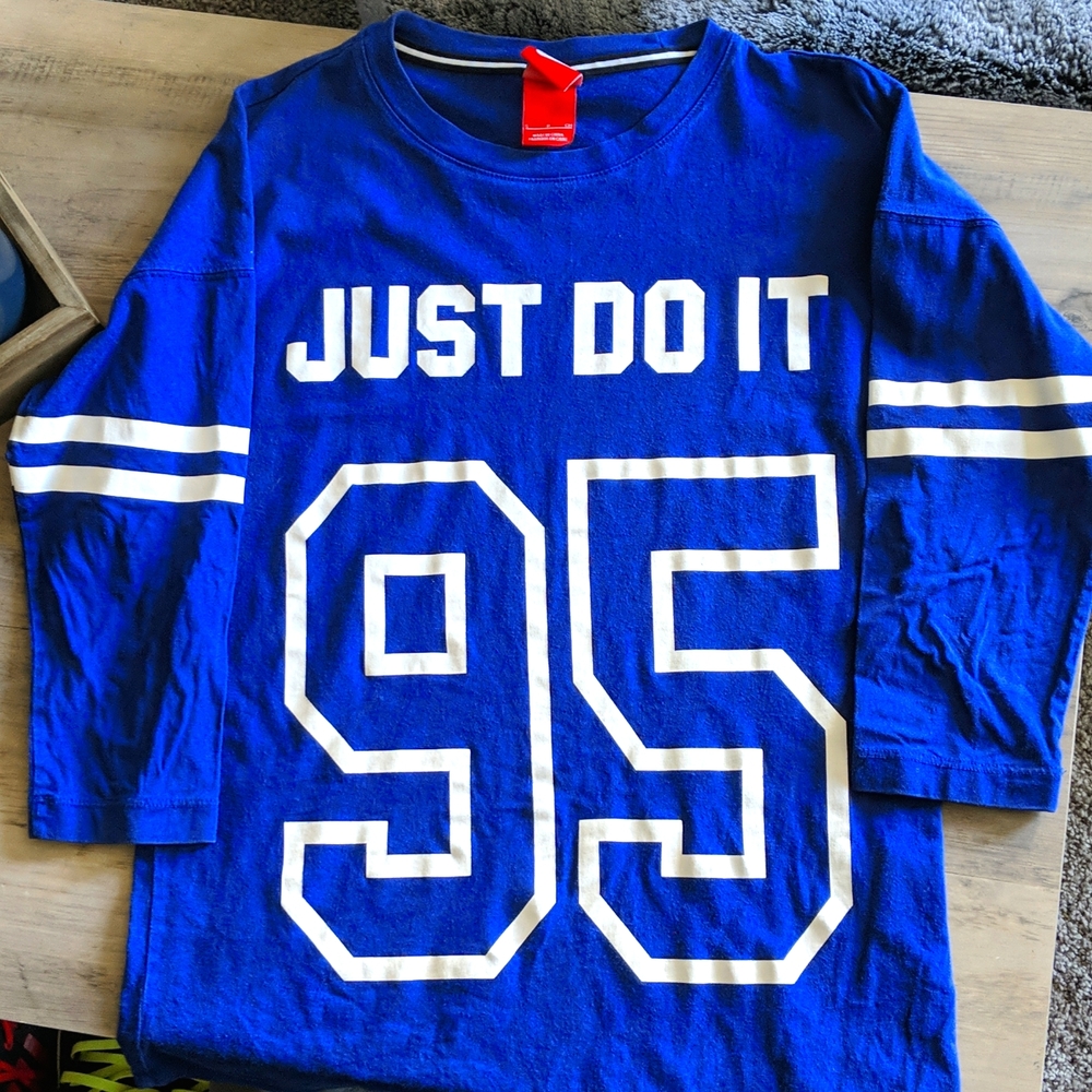 Nike crew neck baseball jersey T